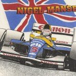 90s Nigel Mansell F1 Racing T-Shirt, Size XL