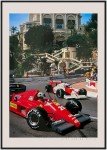 Monaco GP Vintage F1 Fan Poster