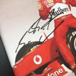 Michael Schumacher Framed Poster with Film Display