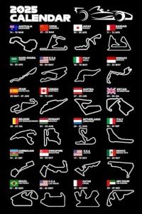 F1 Racing Poster Art for Teens and Offices