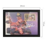 Framed Signed Leclerc Poster with Film Display