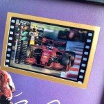 Framed Signed Leclerc Poster with Film Display