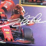 Framed Signed Leclerc Poster with Film Display