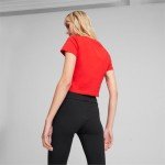 PUMA F1 Essentials Women's Baby Tee - Pop Red