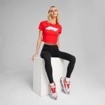 PUMA F1 Essentials Women's Baby Tee - Pop Red
