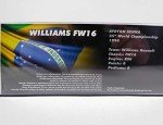 Ayrton Senna Williams FW16 #2 1:43 Scale Model