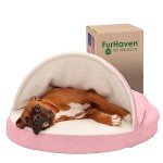 Furhaven 35" Memory Foam Dog Bed - Pink