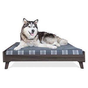 Elevated Dog Bed Frame for XL Dogs - Gray Wash