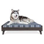 Elevated Dog Bed Frame for XL Dogs - Gray Wash