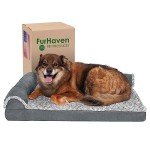 Furhaven Memory Foam Dog Bed with Washable Cover