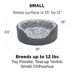 Furhaven Small Dog Bed with Washable Cover