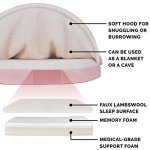 Furhaven 35" Memory Foam Dog Bed - Pink