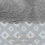 Gray Donut Dog Bed Cover - Medium Size