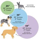 Furhaven 35" Memory Foam Dog Bed - Pink