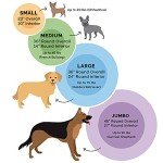 Gray Donut Dog Bed Cover - Medium Size