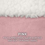Furhaven 35" Memory Foam Dog Bed - Pink