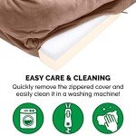 Furhaven Memory Foam Dog Bed with Washable Cover
