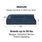 Furhaven Cooling Gel Dog Bed for Small Dogs