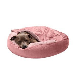 Calming Donut Dog Bed for Small/Medium Dogs