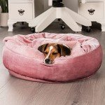 Calming Donut Dog Bed for Small/Medium Dogs