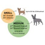 Calming Donut Dog Bed for Small/Medium Dogs