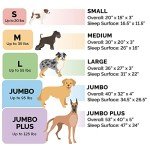 Furhaven Jumbo Orthopedic Dog Bed with Bolsters