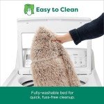 Furhaven 36" Round Calming Dog Bed - Taupe