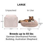 Cozy Plush Dog Bed for Medium/Large Dogs