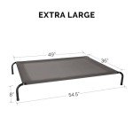 FurHaven Elevated Cooling Dog Bed – XL Grey
