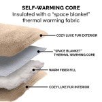 Cozy Round Self-Warming Pet Bed for Dogs & Cats