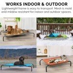 FurHaven Elevated Cooling Dog Bed – XL Grey