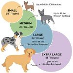 Cozy Plush Dog Bed for Medium/Large Dogs