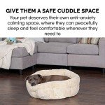 Cozy Round Self-Warming Pet Bed for Dogs & Cats