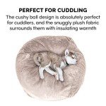 Cozy Plush Dog Bed for Medium/Large Dogs