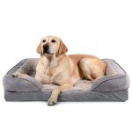 Furhaven Cooling Gel Dog Bed for Medium to Large Dogs