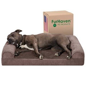 Orthopedic Dog Bed with Removable Bolsters - Driftwood