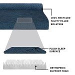 Furhaven Jumbo Orthopedic Dog Bed with Bolsters