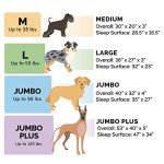 Furhaven Jumbo Orthopedic Dog Bed with Bolsters