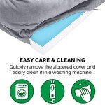 Furhaven Cooling Gel Dog Bed for Medium to Large Dogs