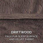 Orthopedic Dog Bed with Removable Bolsters - Driftwood