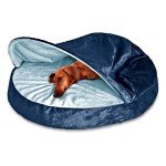 Furhaven 26" Round Orthopedic Dog Bed - Navy