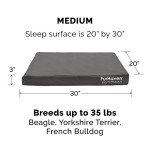 Furhaven Water-Resistant Orthopedic Dog Bed - Stone Gray