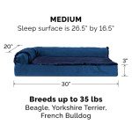 Furhaven Orthopedic Dog Bed with Removable Bolsters