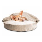 Furhaven 26" Round Orthopedic Dog Bed - Blue