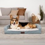 Furhaven Memory Foam Cooling Dog Sofa Bed