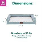 Furhaven Memory Foam Cooling Dog Sofa Bed