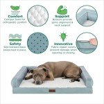 Furhaven Memory Foam Cooling Dog Sofa Bed