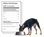 Steve's Freeze-Dried Raw Dog Food - White Fish