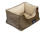 Serta Cuddler Pet Bed, Mocha, Mini