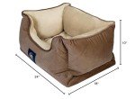 Serta Cuddler Pet Bed, Mocha, Mini